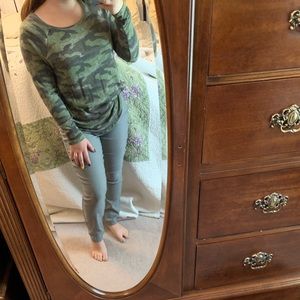 American Eagle Camo Top